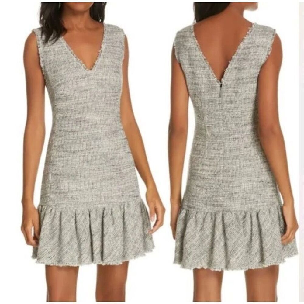 Rebecca Taylor TweedFlounce Dress